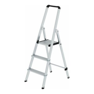 MUNK Aluminium-Stufenstehleiter ML einseitig begehbar