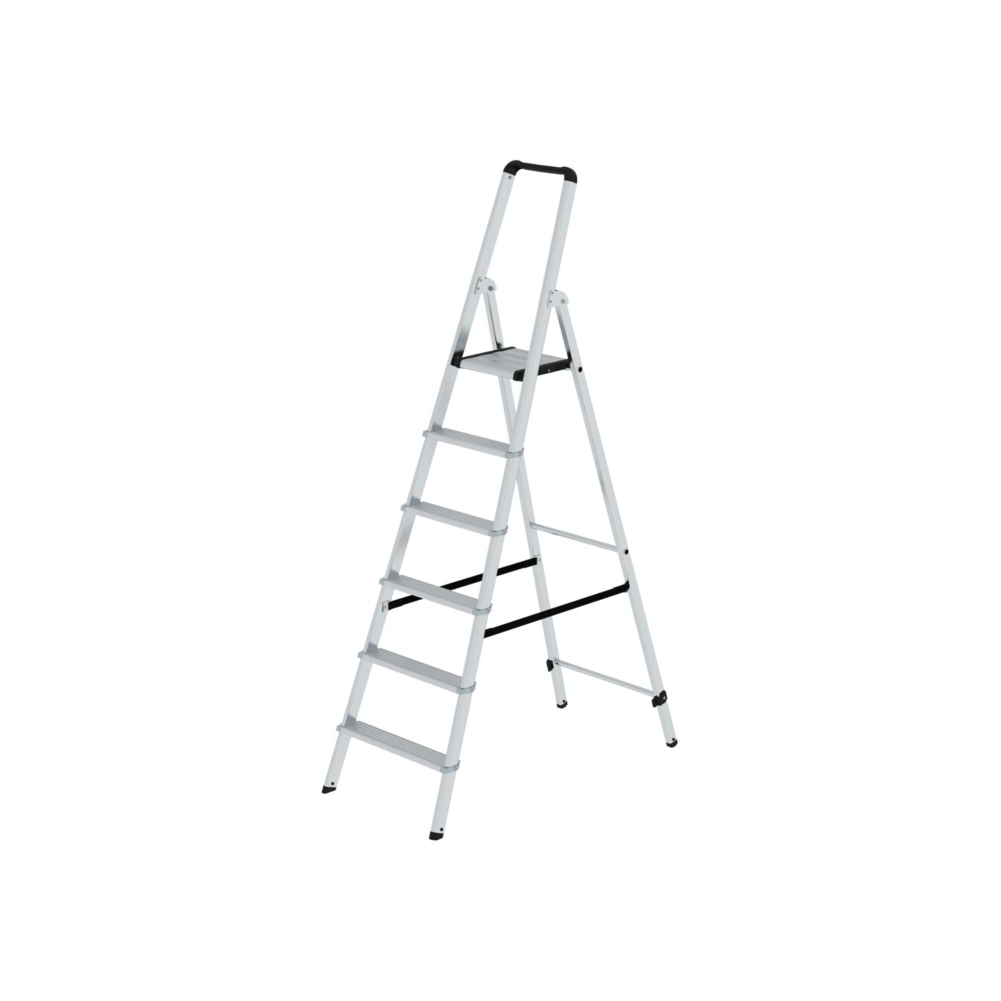 MUNK Aluminium-Stehleiter ML einseitig begehbar 6 Stufen