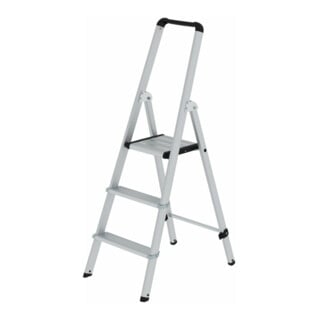 MUNK Aluminium-Stufenstehleiter ML einseitig begehbar
