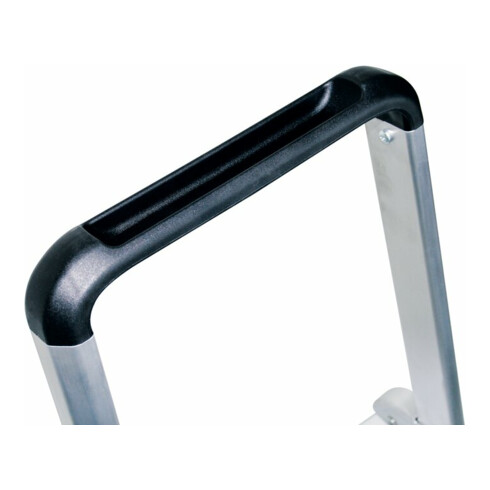 MUNK Aluminium-Stufenstehleiter ML einseitig begehbar