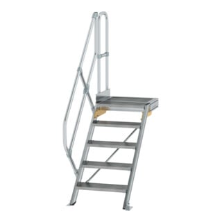 MUNK Aluminium-Treppe Plattform 45° - DIN EN ISO 14122