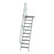 MUNK Aluminium-Treppe Plattform 60° 10 Stufen-1