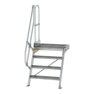 MUNK Aluminium-Treppe Plattform 60° - DIN EN ISO 14122