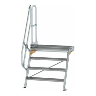 MUNK Aluminium-Treppe Plattform 60° - DIN EN ISO 14122