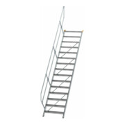 MUNK Aluminium-Treppe Stufen 45° 15 Stufen