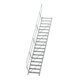 MUNK Aluminium-Treppe Stufen 45° 18 Stufen-1