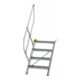 MUNK Aluminium-Treppe Stufen 45°, Stufenbreite 600 mm-1