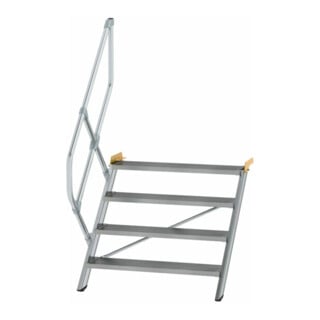 MUNK Aluminium-Treppe Stufen 45°, Stufenbreite 1000 mm