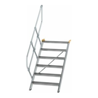MUNK Aluminium-Treppe Stufen 45° 6 Stufen