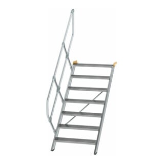MUNK Aluminium-Treppe Stufen 45° 7 Stufen