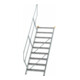 MUNK Aluminium-Treppe Stufen 45° 9 Stufen-1