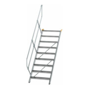 MUNK Aluminium-Treppe Stufen 45° 9 Stufen