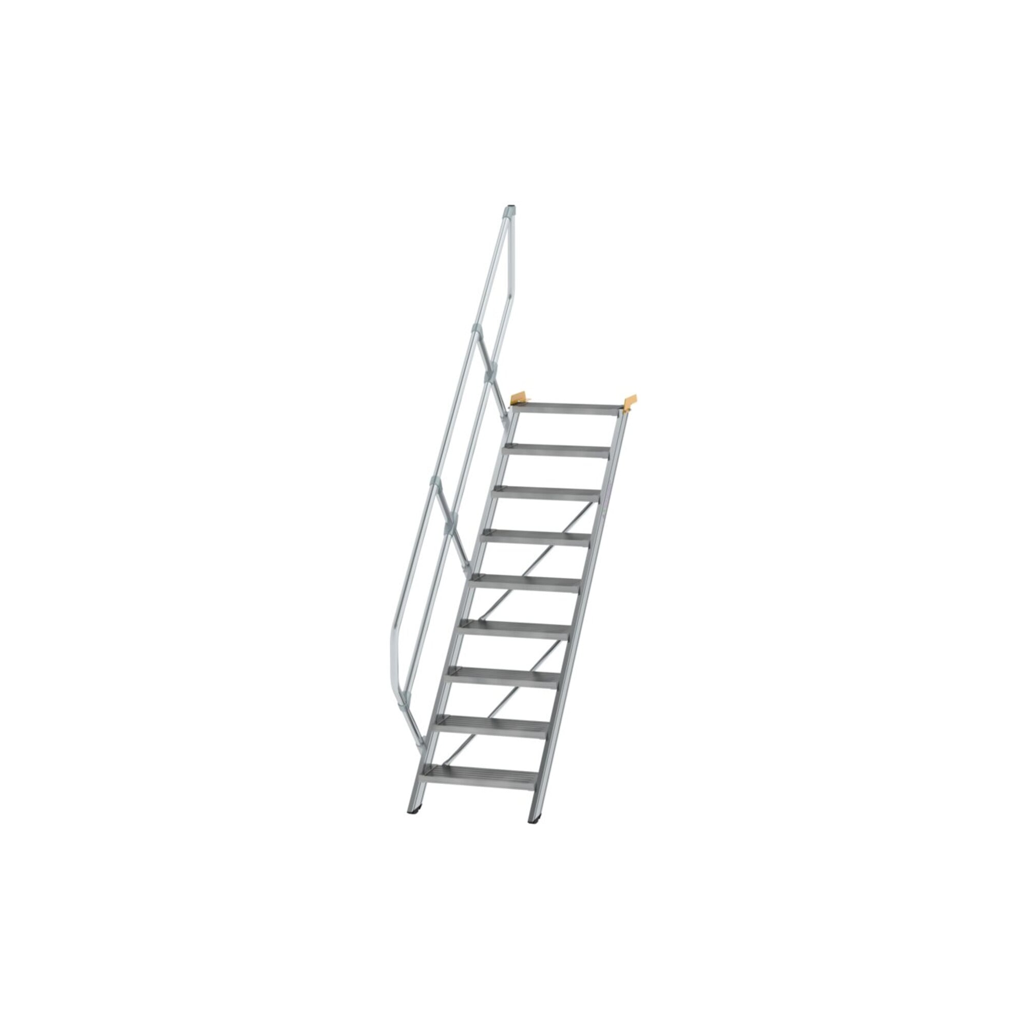 MUNK Aluminium-Treppe Stufen 45° 9 Stufen