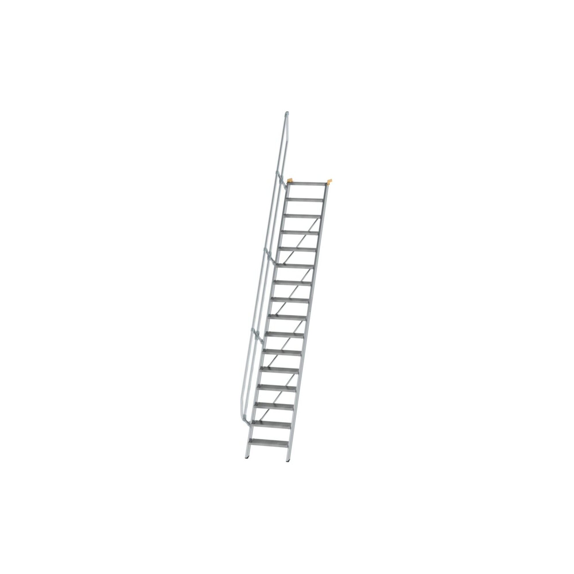 MUNK Aluminium-Treppe Stufen 60° 16 Stufen