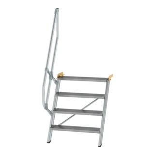 MUNK Aluminium-Treppe Stufen 60°, Stufenbreite 800 mm