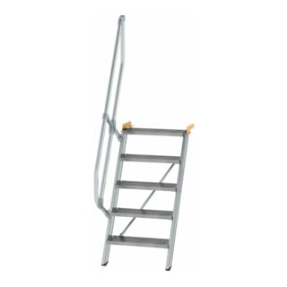 MUNK Aluminium-Treppe Stufen 60°, Stufenbreite 600 mm
