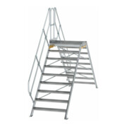 MUNK Aluminium-Überstiege 45° 9 Stufen
