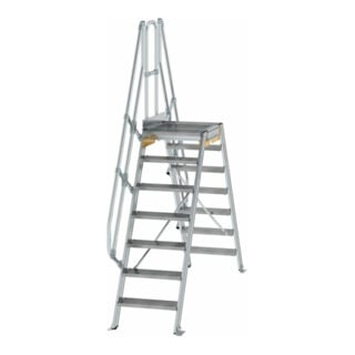 MUNK Aluminium-Überstiege 60° 7 Stufen