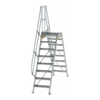 MUNK Aluminium-Überstiege 60° 8 Stufen
