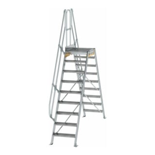 MUNK Aluminium-Überstiege 60° 9 Stufen