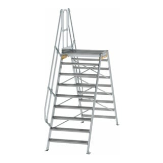 MUNK Aluminium-Überstiege 60° 9 Stufen