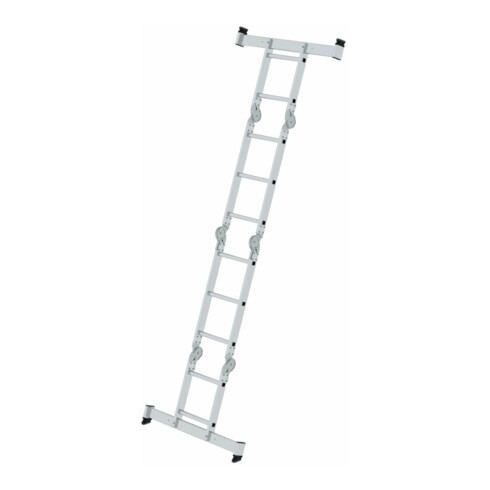 MUNK Aluminium-Vielzweckleiter vierteilig mit nivello ® -Traverse