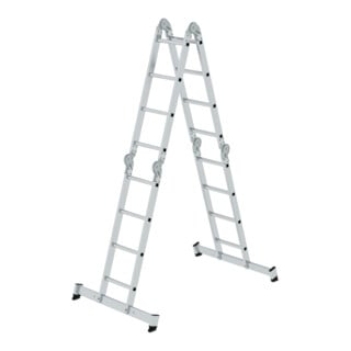 MUNK Aluminium-Vielzweckleiter nivello®-Traverse4x4Sp