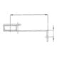MUNK Ancrage mural Standard acier inoxydable V4A-3