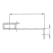 MUNK Ancrage mural Standard acier inoxydable V4A-3