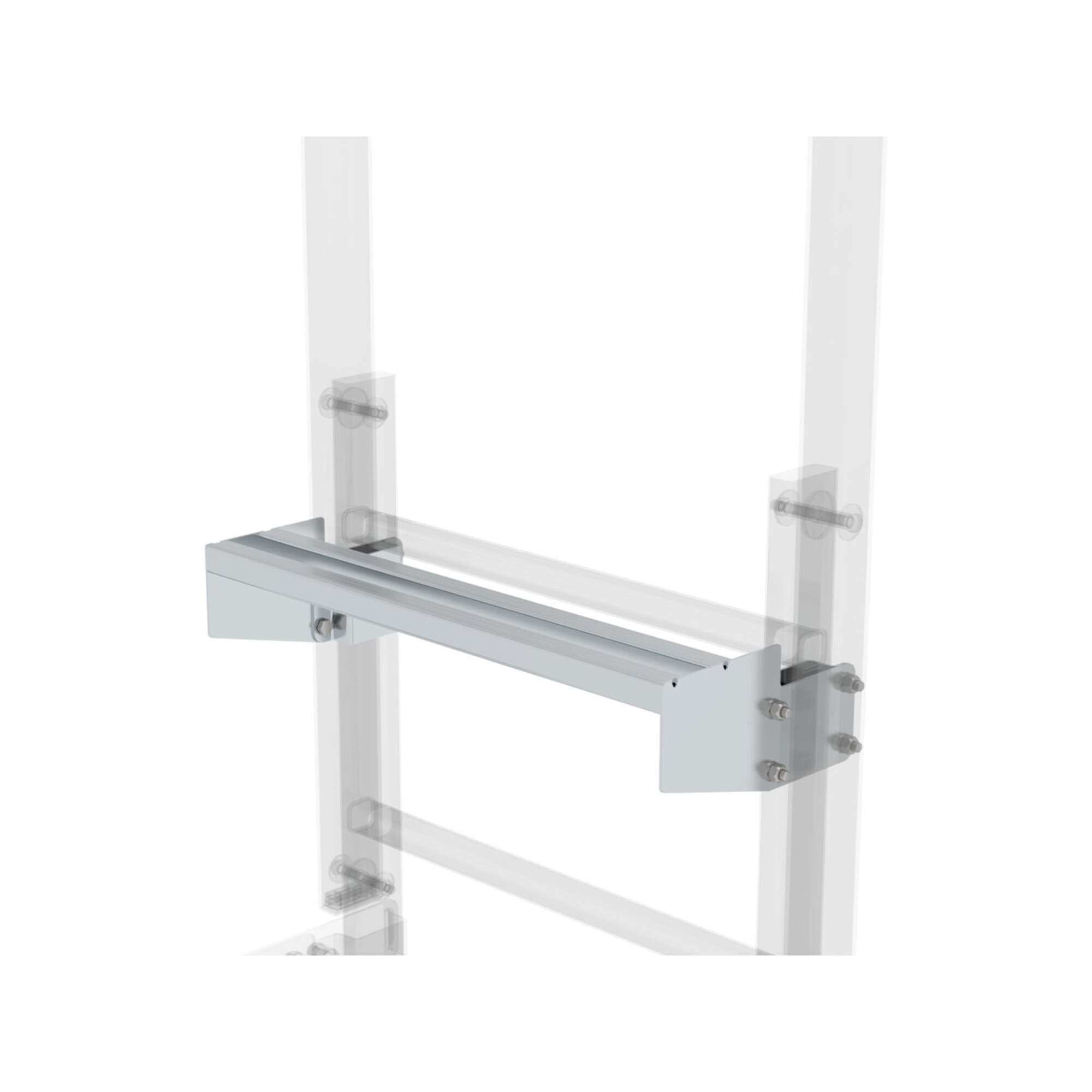 MUNK Ausstiegstritt Alu blank Spaltmaß 150 mm