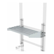 MUNK Ausstiegstritt Alu blank Spaltmaß 300 mm