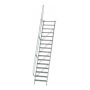 MUNK Günzburger Steigtechnik Escalier aluminium Marches 60°, largeur des marches 800 mm-1