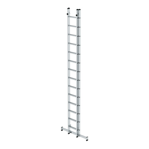 Échelle multifonctionnelle MUNK Günzburger Steigtechnik en aluminium, en deux parties, avec traverse nivello
