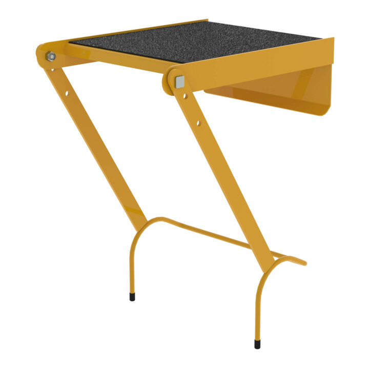 Set Günzburger Anlegeleiter 8 Sprossen Alu.Leiterlänge 2490mm + Einhängepodest