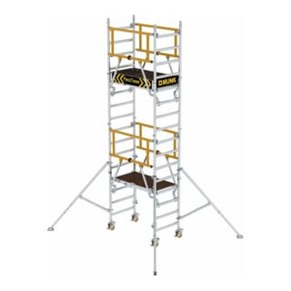 Munk FlexxTower SG mit vorlaufendem Geländer Plattformhöhe 3,10 m