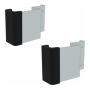 MUNK Führungsbeschlag unten für 2-teilige Seilzugleitern 73x25 mm