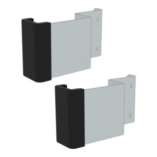 MUNK Führungsbeschlag unten für 2-teilige Seilzugleitern 85x25 mm