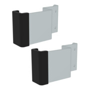 MUNK Führungsbeschlag unten für 2-teilige Seilzugleitern 85x25 mm