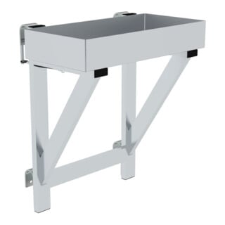 MUNK Günzburger Ablageschale für Geländer 100 x 300 x 600 ab 800mm Stufenbreite