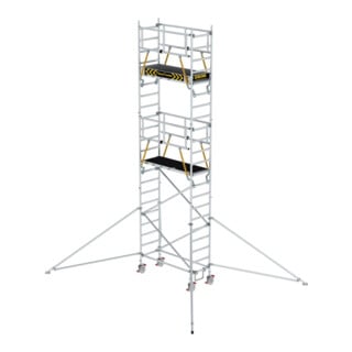 MUNK Günzburger FlexxTower SGX ergo mit vorlaufendem Geländer Plattformhöhe 5,59 m