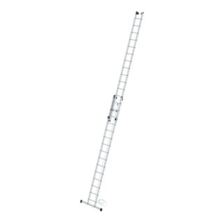 MUNK Günzburger Sprossen-Seilzugleiter 2-teilig mit Standard-Traverse 2x15 Sprossen