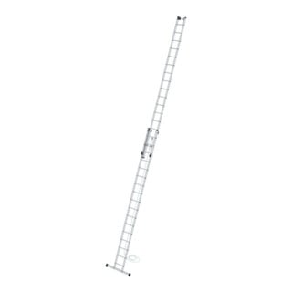 MUNK Günzburger Sprossen-Seilzugleiter 2-teilig mit Standard-Traverse 2x17 Sprossen