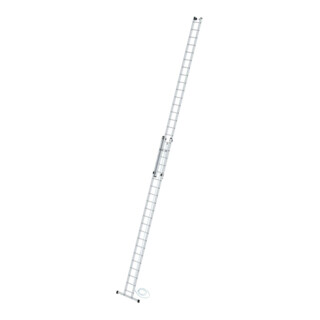 MUNK Günzburger Sprossen-Seilzugleiter 2-teilig mit Standard-Traverse 2x21 Sprossen