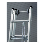 MUNK Günzburger Sprossen-Seilzugleiter 2-teilig mit Standard-Traverse 2x21 Sprossen-4