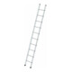 Set Günzburger Steigtechnik Anlegeleiter 10 Sprossen Alu.Leiterlänge 3000mm + Stufenmodul MaxxStep Länge 276 mm-2