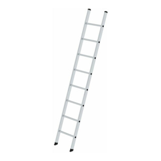 MUNK Aluminium-Sprossen-Anlegeleiter ohne Traverse