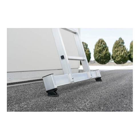 MUNK Sprossen-Anlegeleiter mit nivello®-Traverse
