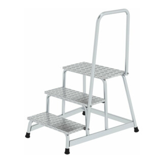 MUNK Aluminium-Arbeitspodest starr mit Handlauf