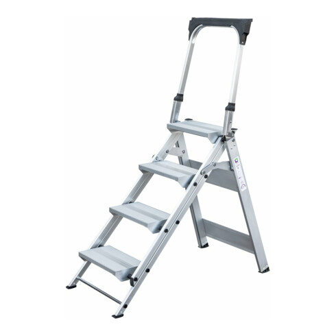 MUNK Aluminium-Klapptreppe mit klappbarem Bügel