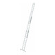 MUNK Aluminium-Mehrzweckleiter 3-teilig nivello®-Traverse 3 x 11 Sprossen-2